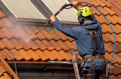 Démoussage et hydrofuge de toiture à Tréclun